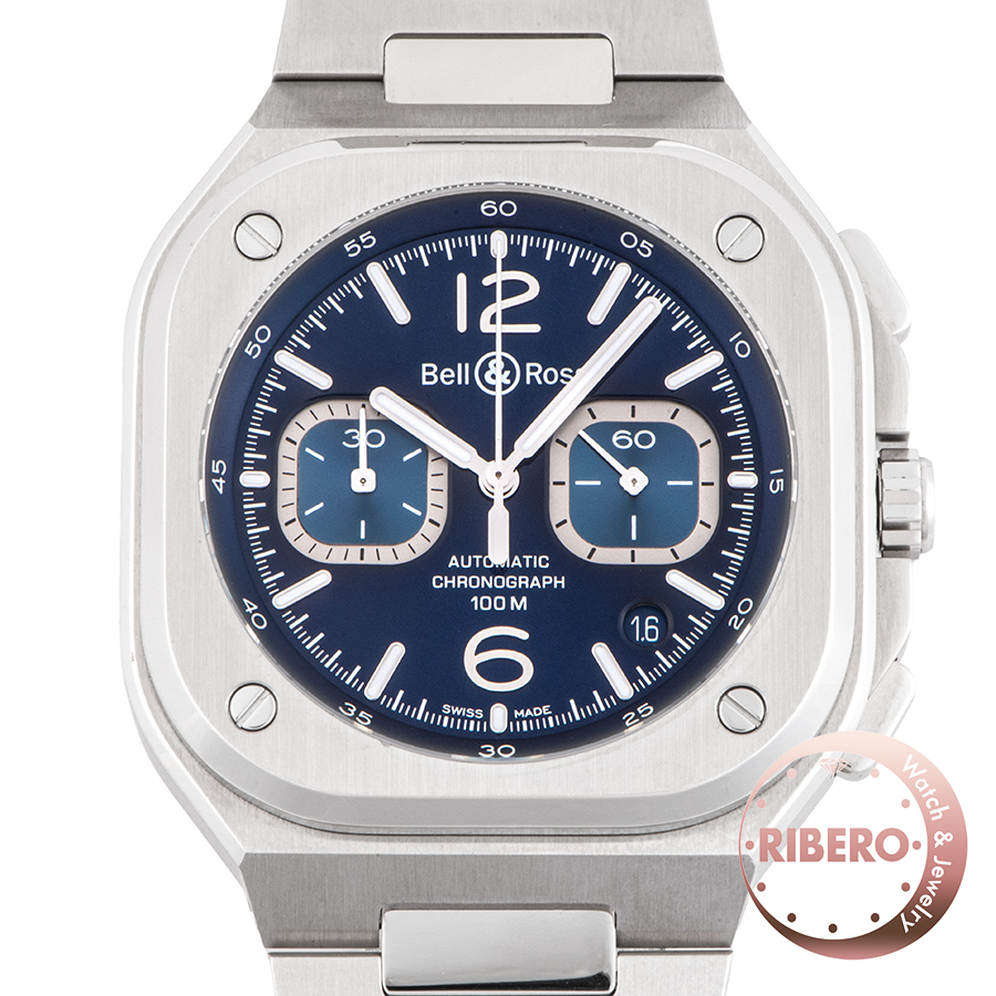 ベル＆ロス BR05 クロノ ブルースティール BR05C-BU-ST/SST