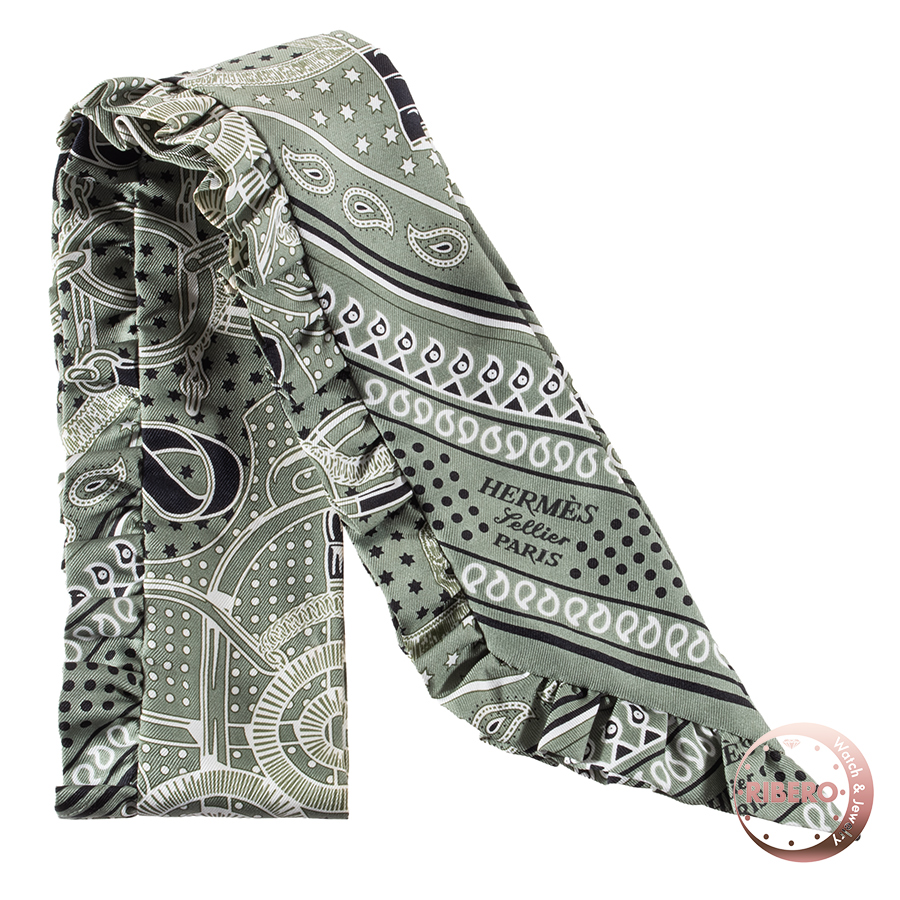 エルメス Eperon d'Or Bandana エプロン ドール バンダナ 852978S 08 ツイリー スカーフ 　2024SS