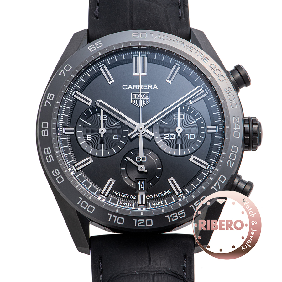 タグホイヤー カレラ ホイヤー02 ジャパンブラックエディション CBN2A1G.FC6501 300本限定
