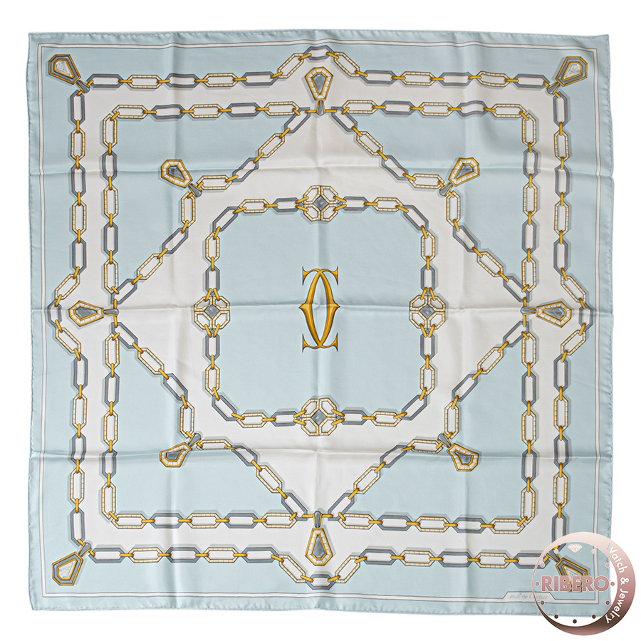 カルティエ ロゴドゥーブルC スカーフ