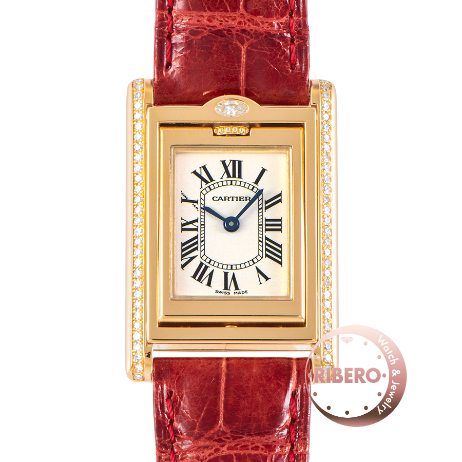 カルティエ タンクバスキュラン ベゼルダイヤ WA202251