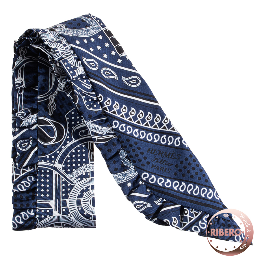 エルメス Eperon d'Or Bandana エプロン ドール バンダナ 852978S 01 ツイリー スカーフ 2024SS