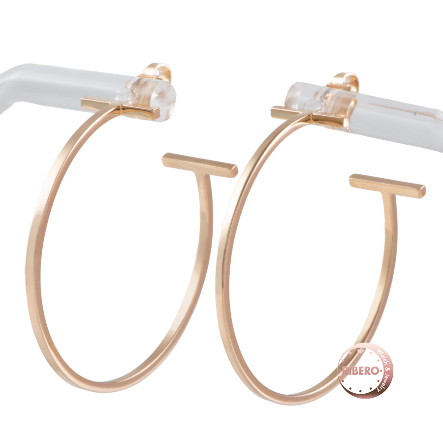 ティファニー T ワイヤー フープ ピアス