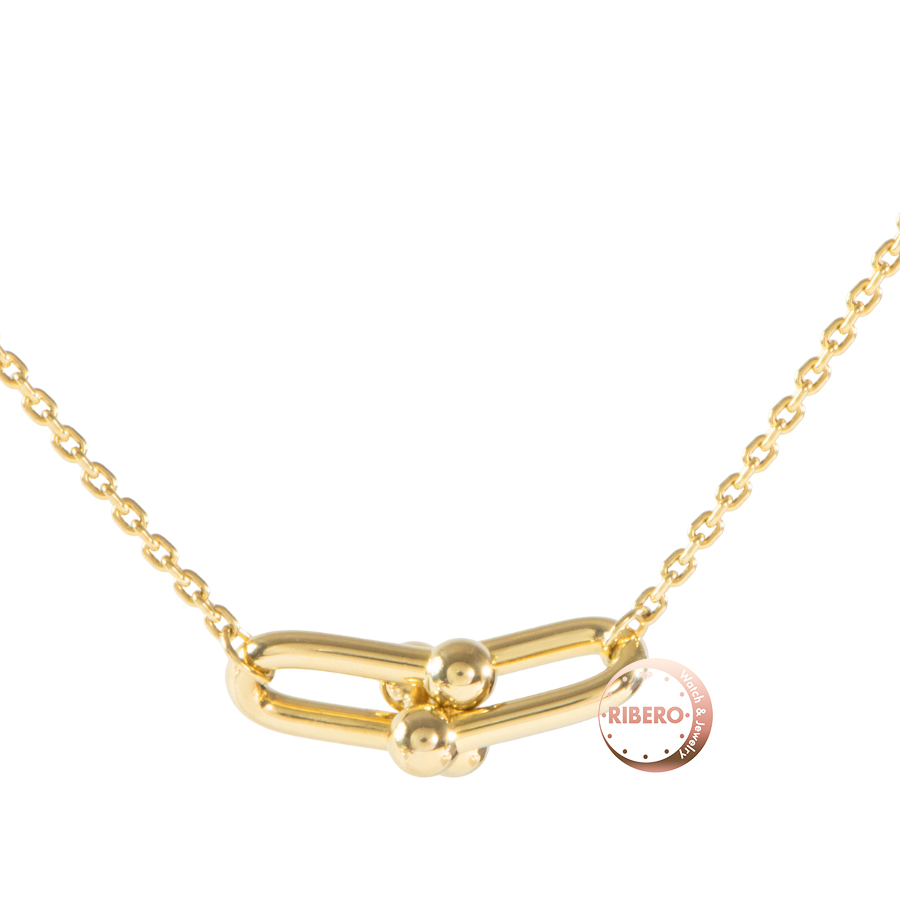 ティファニー ハードウェア スモール ダブル リンク ペンダント ネックレス