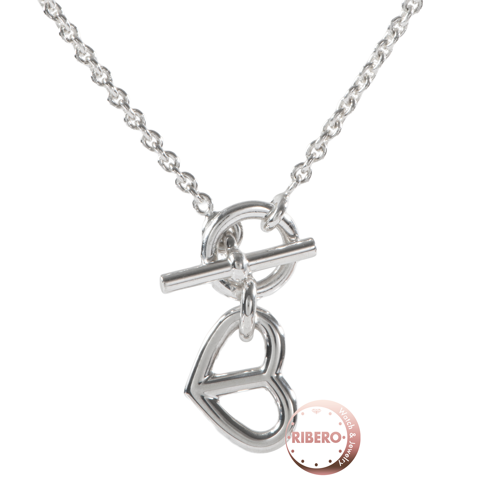 エルメス Amulette Cache Coeur アミュレット カシュクール ネックレス シェーヌダンクル ペンダント