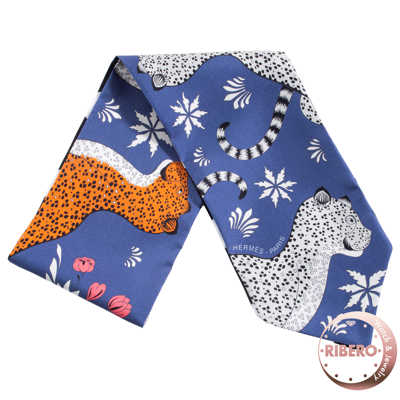 エルメス マキシツイリー ツイルアップ Les Leopards レオパレード 152953S 01 ツイリー