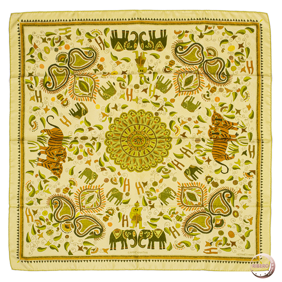エルメス カレ90 Carre Kantha カレ カンタ スカーフ