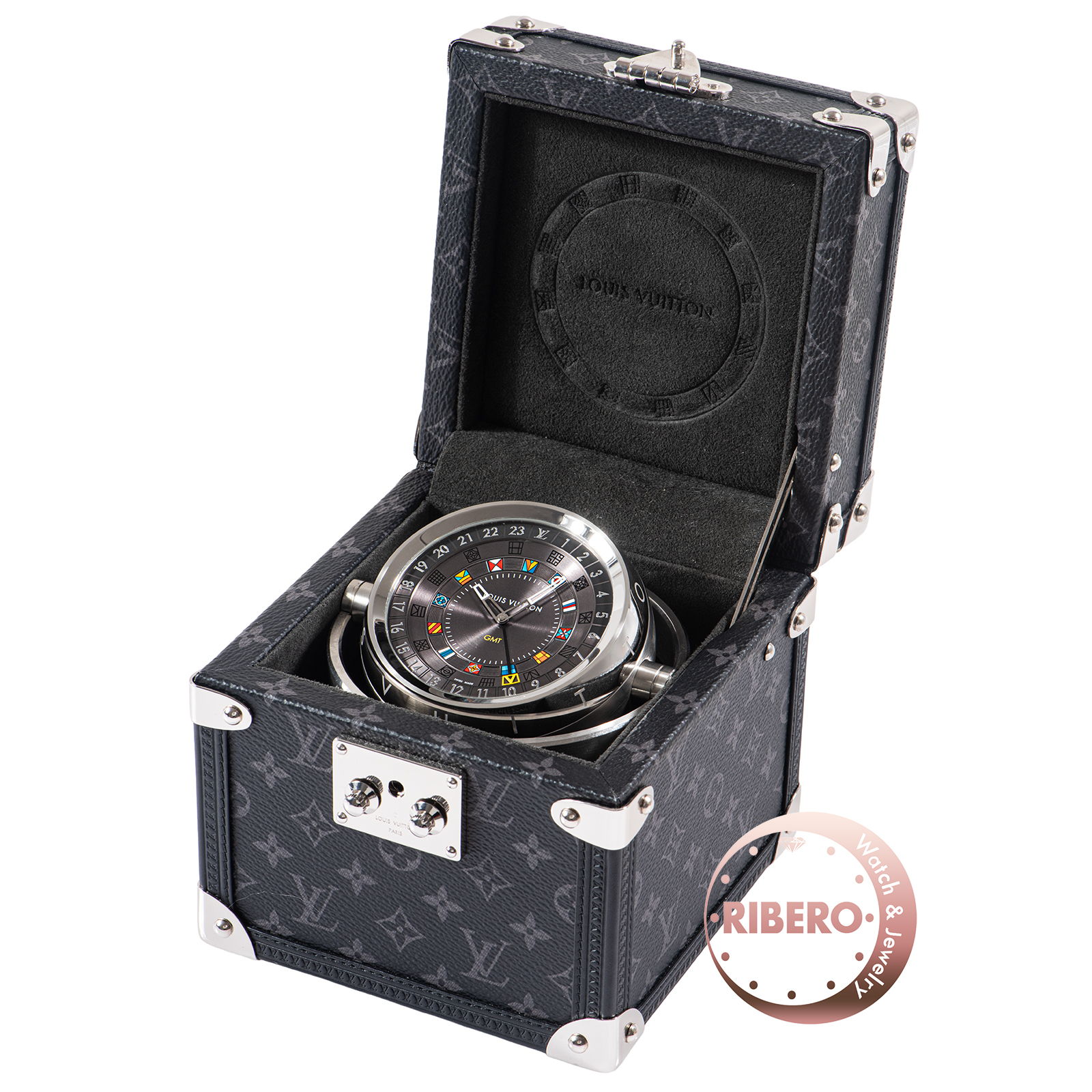 ルイ・ヴィトン タンブールデュアルタイム Q1Q030