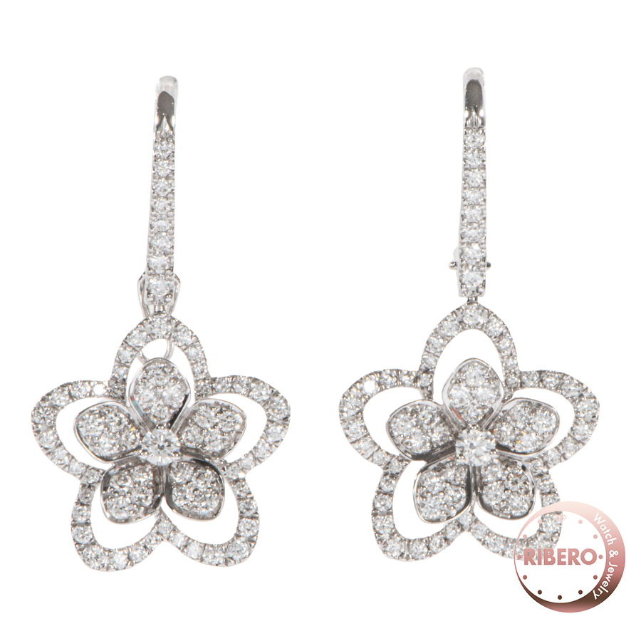 グラフ ワイルドフラワー ダイヤモンド イヤリング RGE1668 ピアス