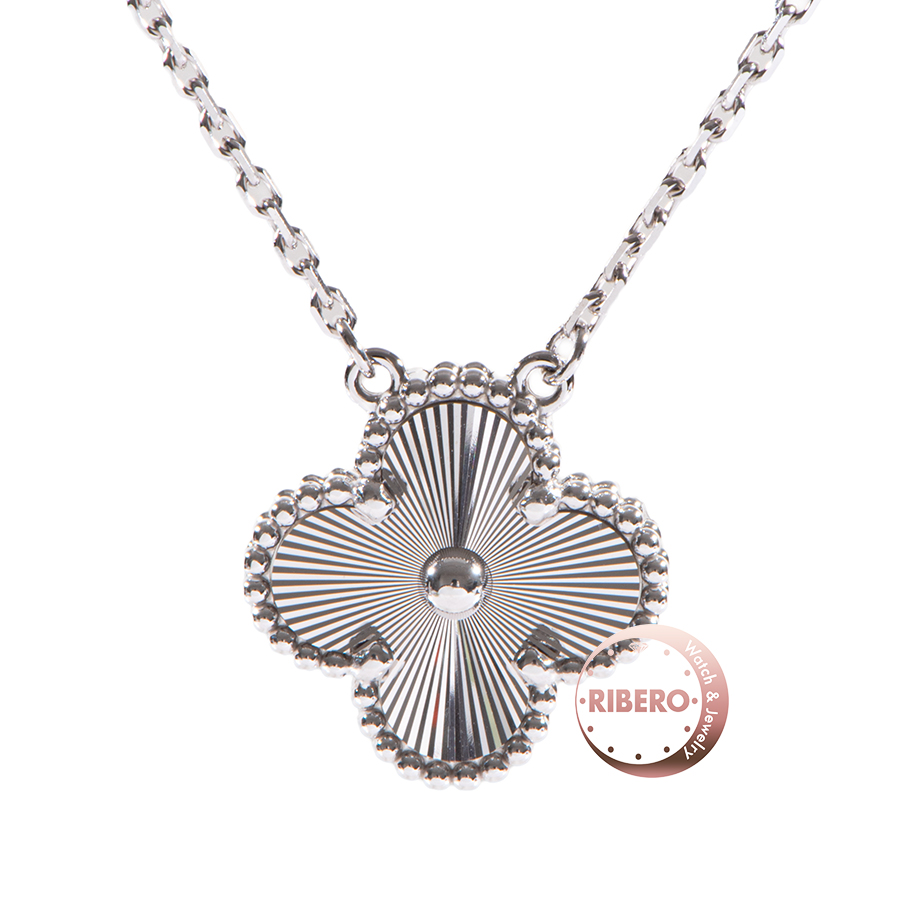 ヴァンクリーフ＆アーペル ヴィンテージ アルハンブラ ペンダント VCARP9XG00 ネックレス ギョシェ クローバー