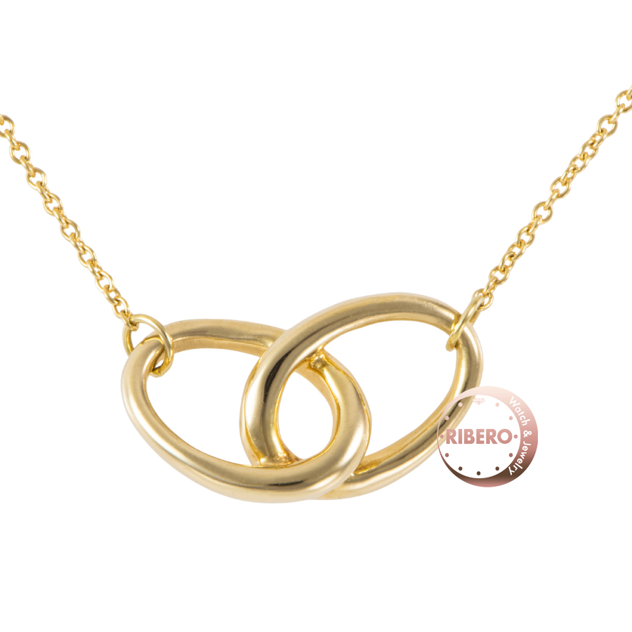 ティファニー ダブルループ ネックレス ペンダント