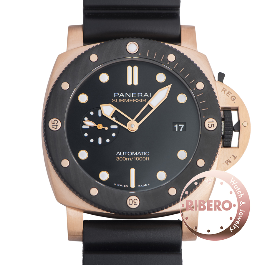 オフィチーネパネライ サブマーシブル ゴールドテック オロカーボ PAM01070