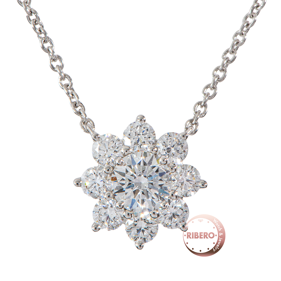 ハリーウィンストン サンフラワー ミニ ペンダント PEDPNA003SF ネックレス