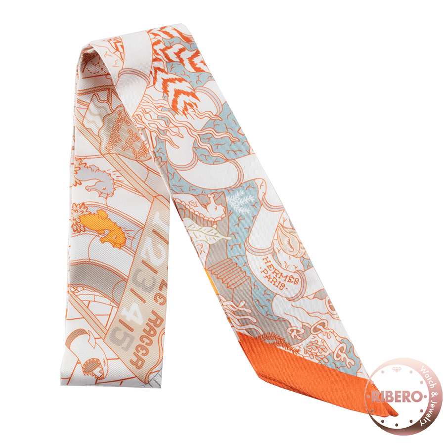 エルメス Splash Park スプラッシュパーク 063806S 02 ツイリー スカーフ 2024SS