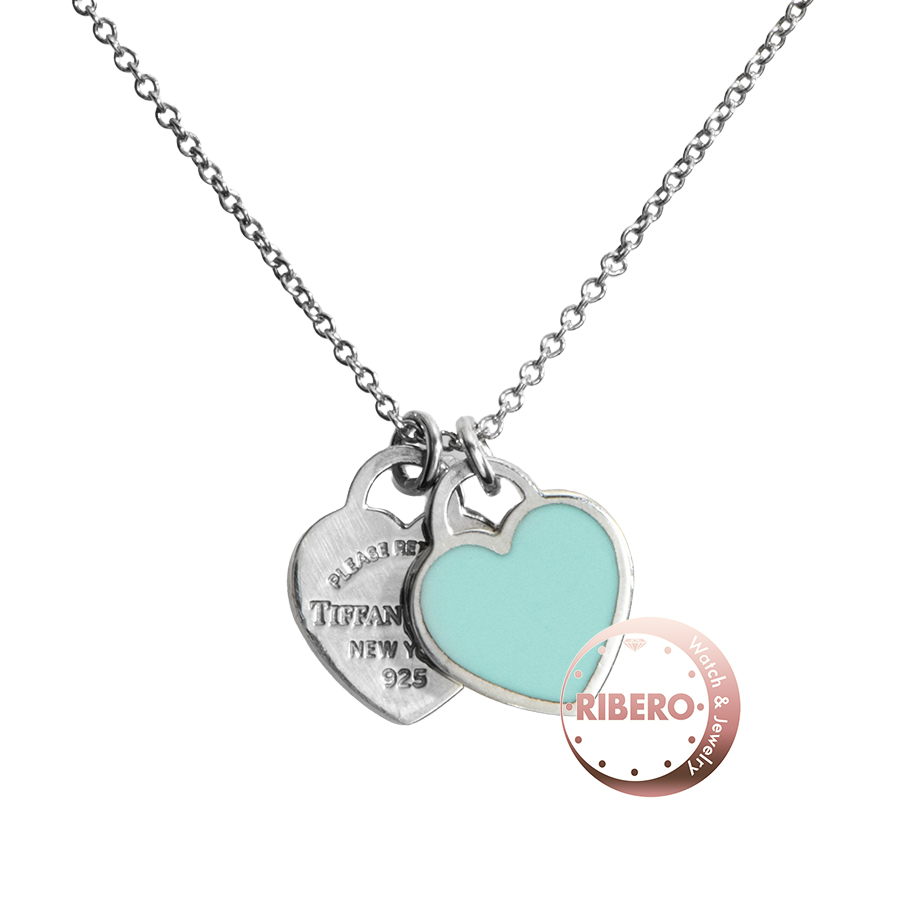 ティファニー リターン トゥ ティファニー ブルー ダブル ハート タグ ペンダント ミニ 60014069 ネックレス