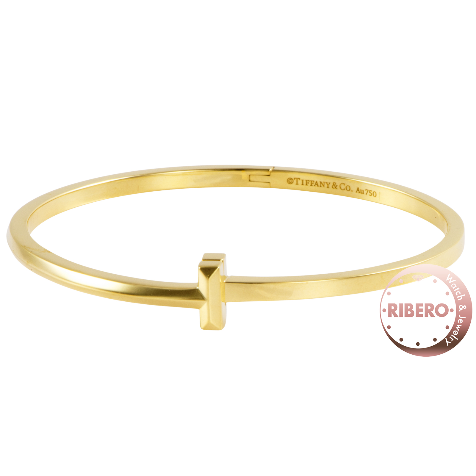ティファニー ティファニーT Tワン ナロー ヒンジ バングル