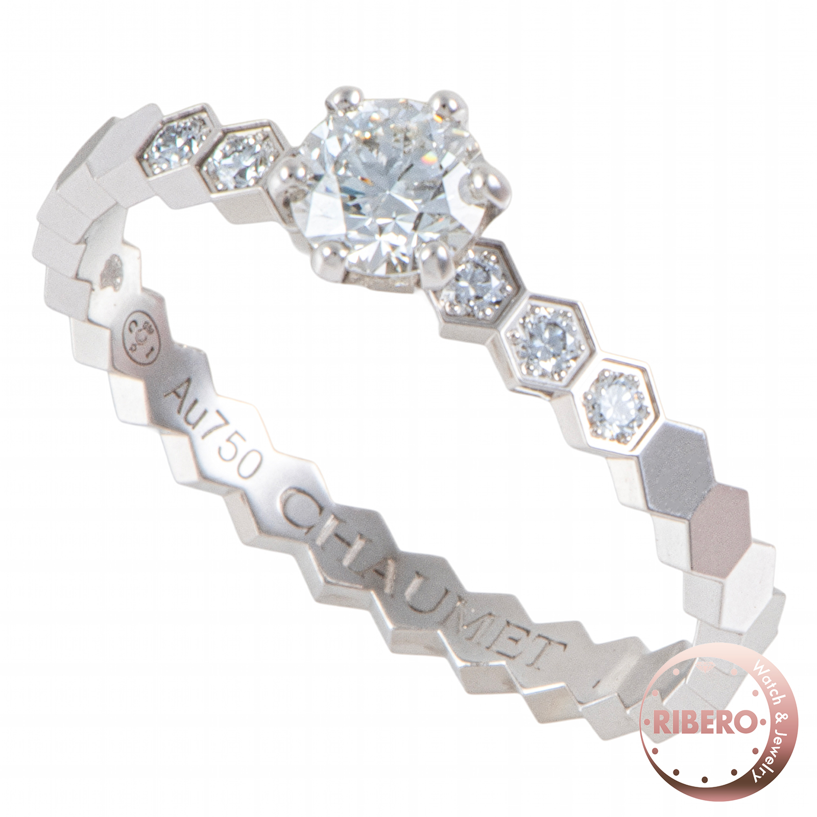 ショーメ Bee de Chaumet ビー ドゥ ショーメ コレクション ソリテール J1NC00-053 リング・指輪 ビー マイ ラブ ハニカム