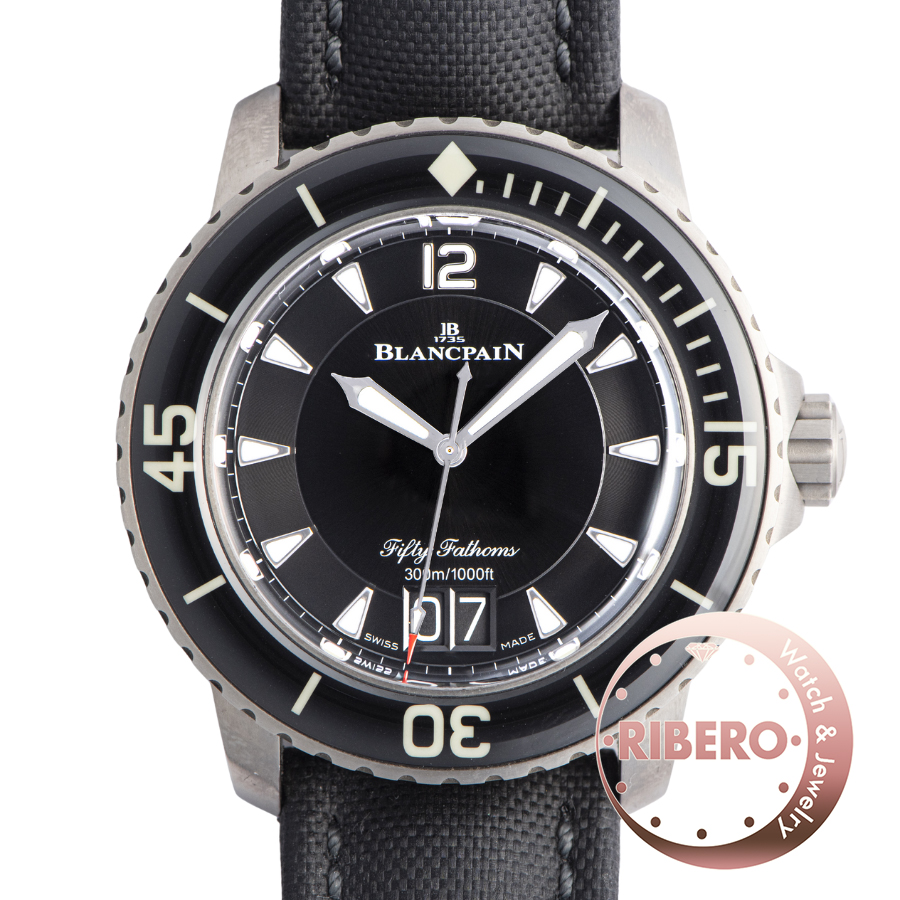 ブランパン フィフティファゾムス ラージデイト 5050-12B30-B52A