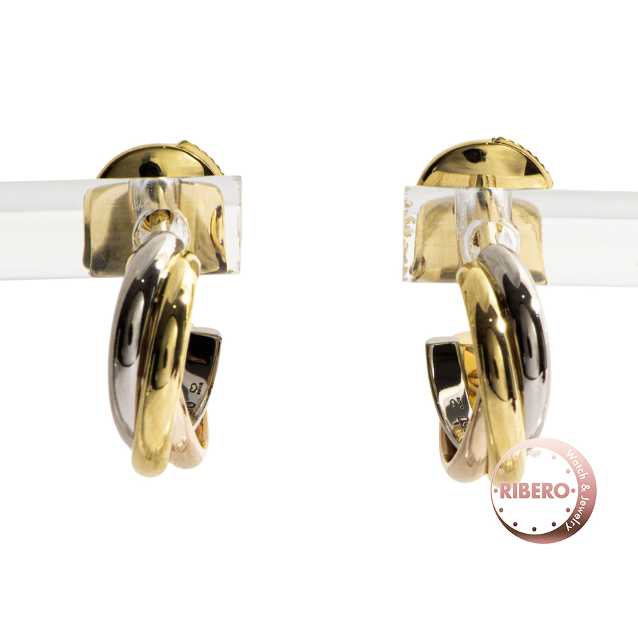 カルティエ トリニティ イヤリング ミニモデル B8301540 ピアス