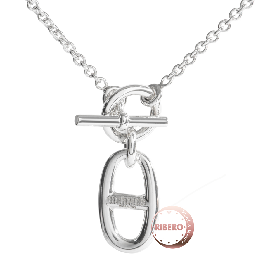 エルメス Chane d'ancre シェーヌダンクル アミュレット ペンダント ネックレス