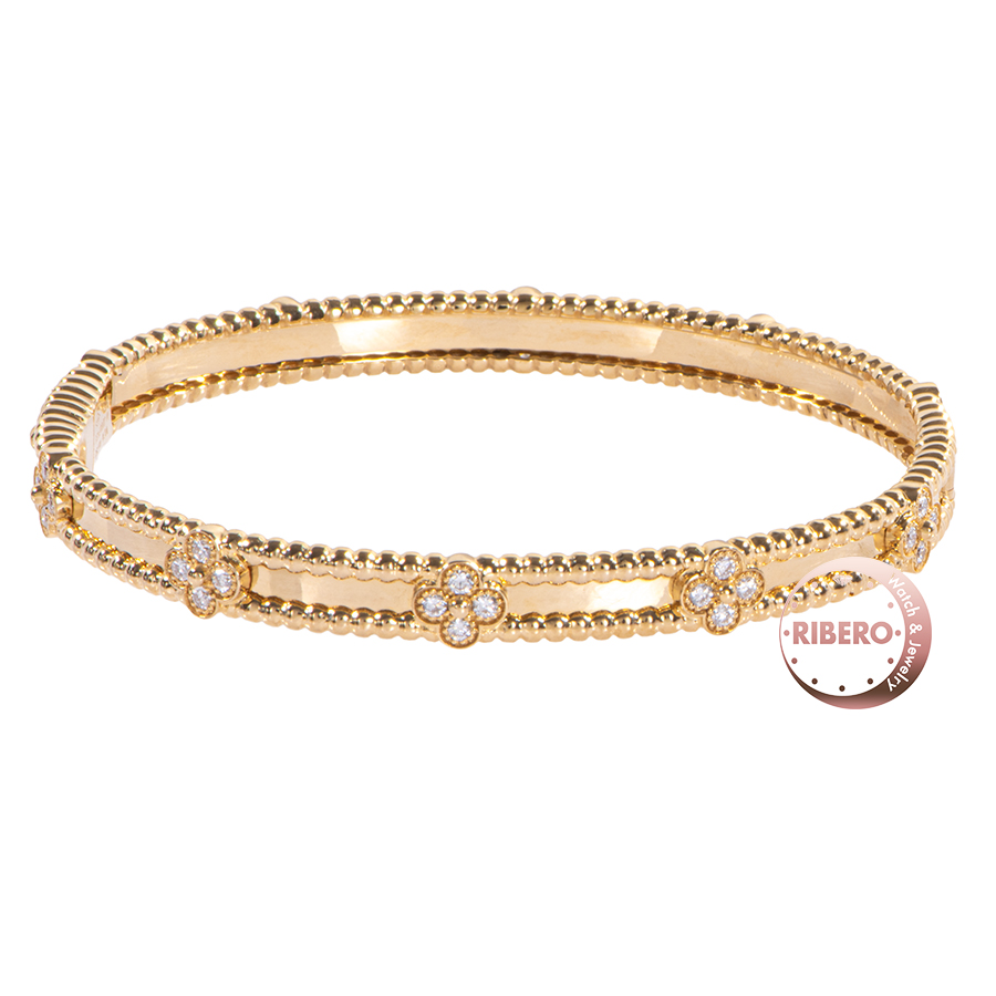 ヴァンクリーフ＆アーペル ペルレ スウィートクローバー  VCARP6X600 ブレスレット ミディアムモデル バングル