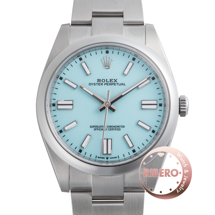 ロレックス 124300 ターコイズブルー