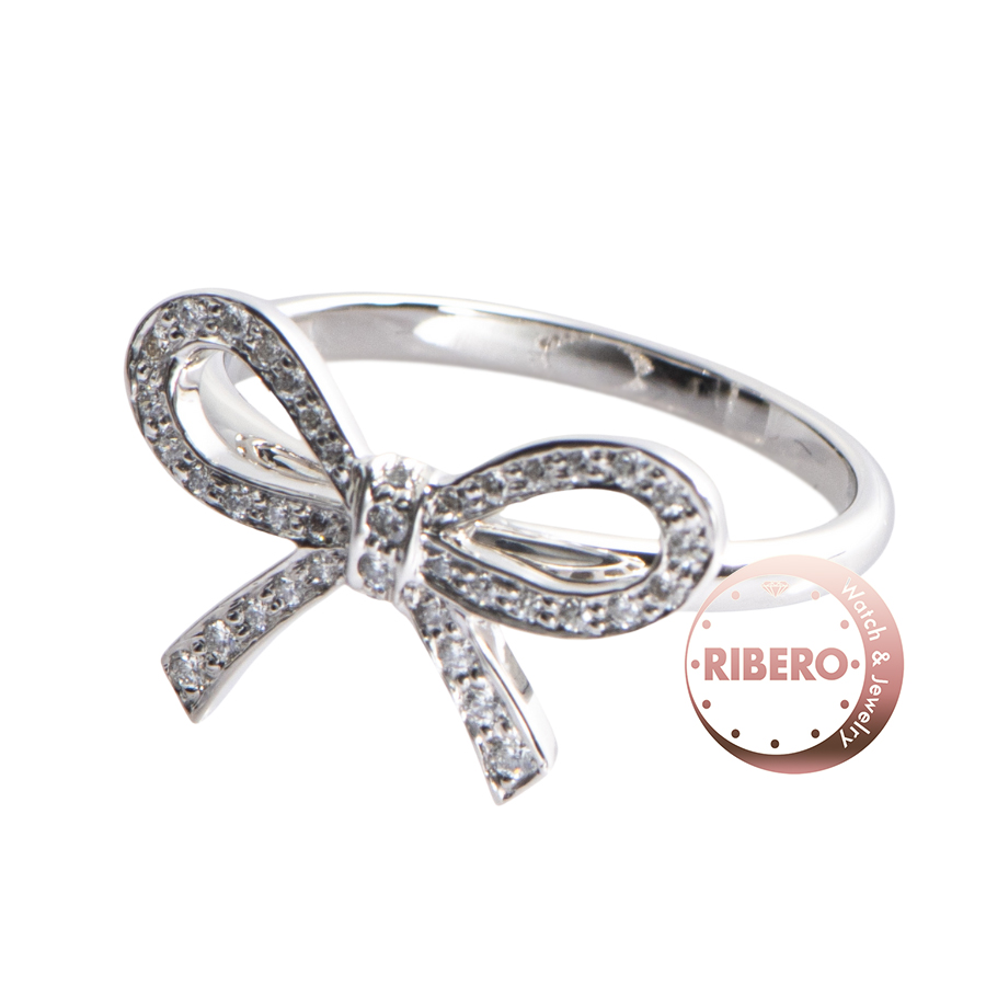 ティファニー ボウ リボン ダイヤ リング・指輪