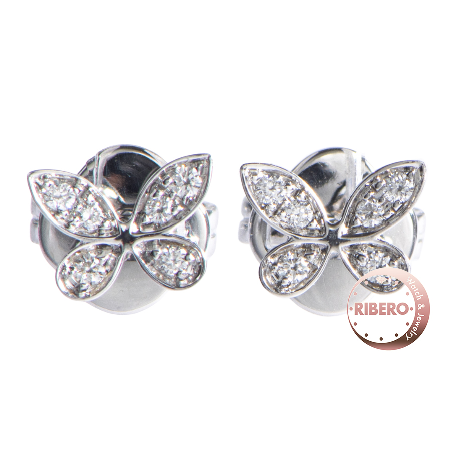 グラフ パヴェ バタフライ ダイヤモンド プティ スタッド イヤリング RGE1563 ピアス