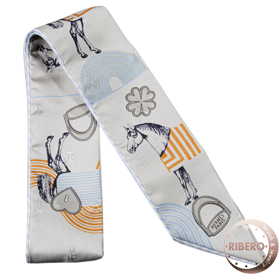 エルメス Garde Robe Pop Charms ガルドローブポップ 063896S 04 ツイリー スカーフ　2022SS