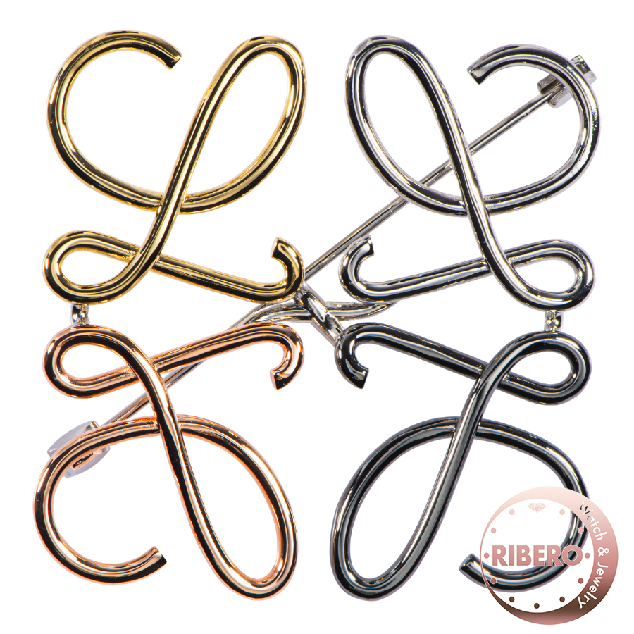 ロエベ アナグラム J000245X10 ブローチ