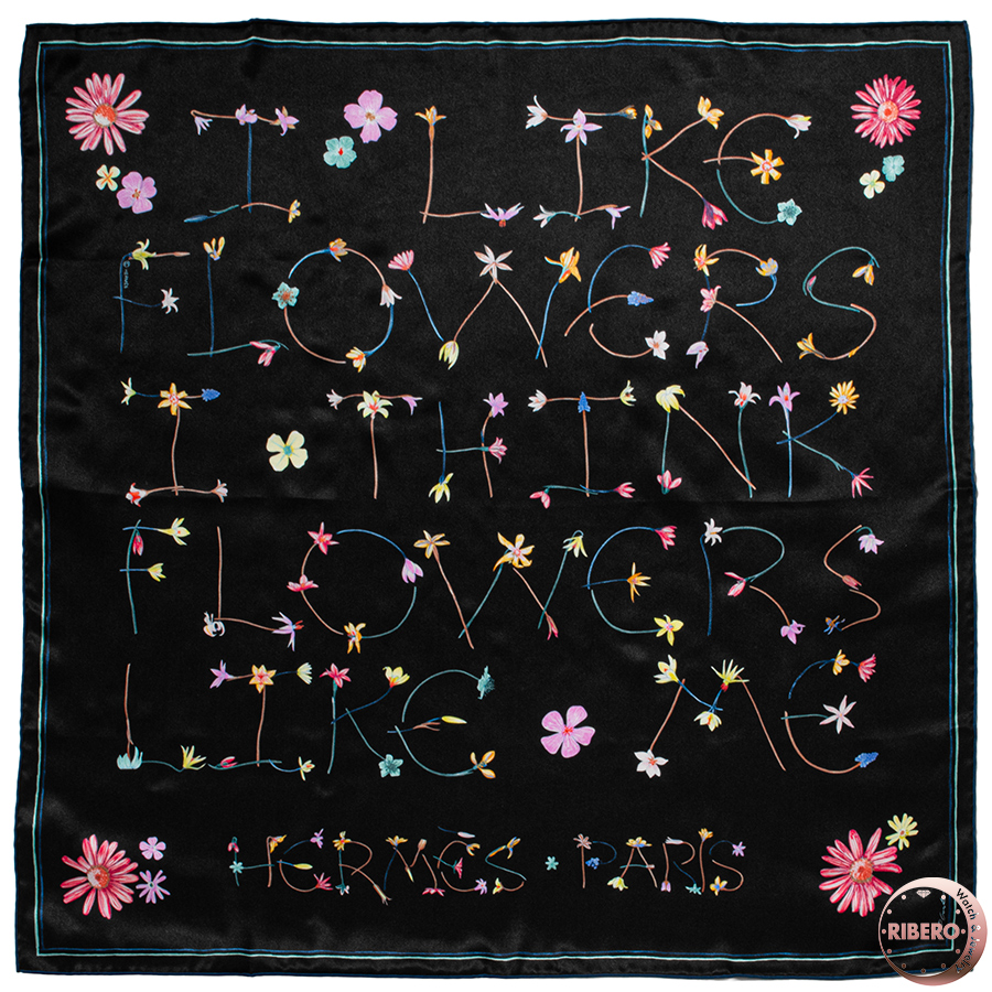 エルメス カレ70 I Like Flowers アイ ライク フラワーズ 984167S 11 スカーフ