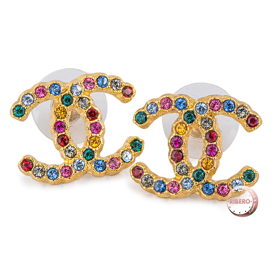 シャネル ココマークストーン ピアス