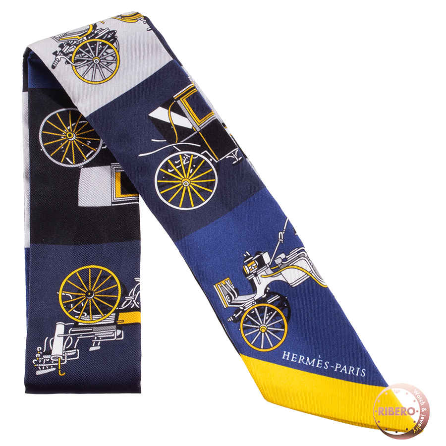 エルメス Voitures Exquises 精巧な馬車 063429S 13 ツイリー 2021SS スカーフ