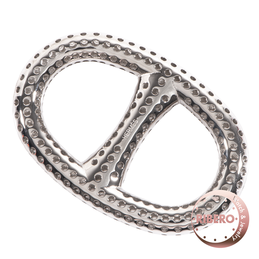 エルメス Chaine d'Ancre Perforee scarf ring シェーヌダンクル ペルフォ スカーフリング パンチング スカーフリング