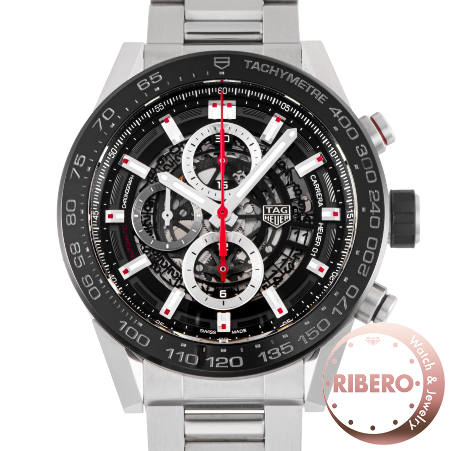 タグホイヤー カレラ キャリバー ホイヤー01 クロノグラフ CAR2A1W.BA0703