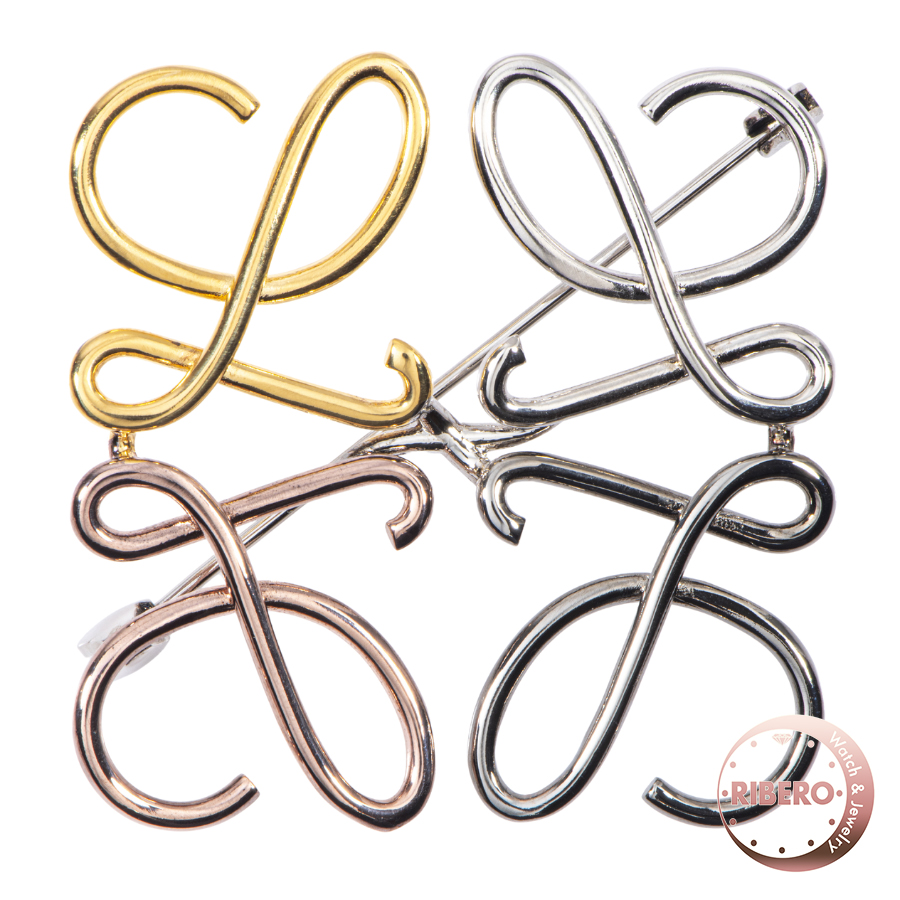 ロエベ アナグラム J000245X10 ブローチ