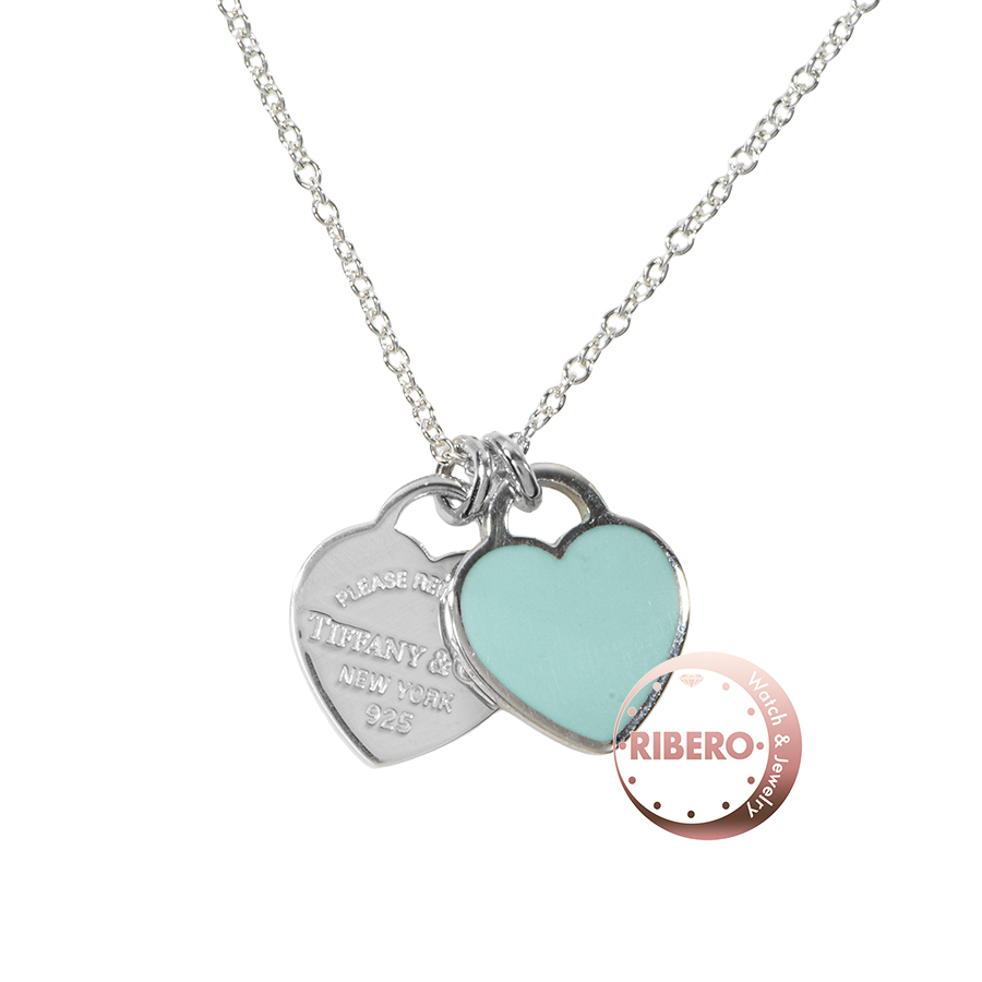 ティファニー リターン トゥ ティファニー ブルー ダブル ハート タグ ペンダント ミニ 60014069 ネックレス