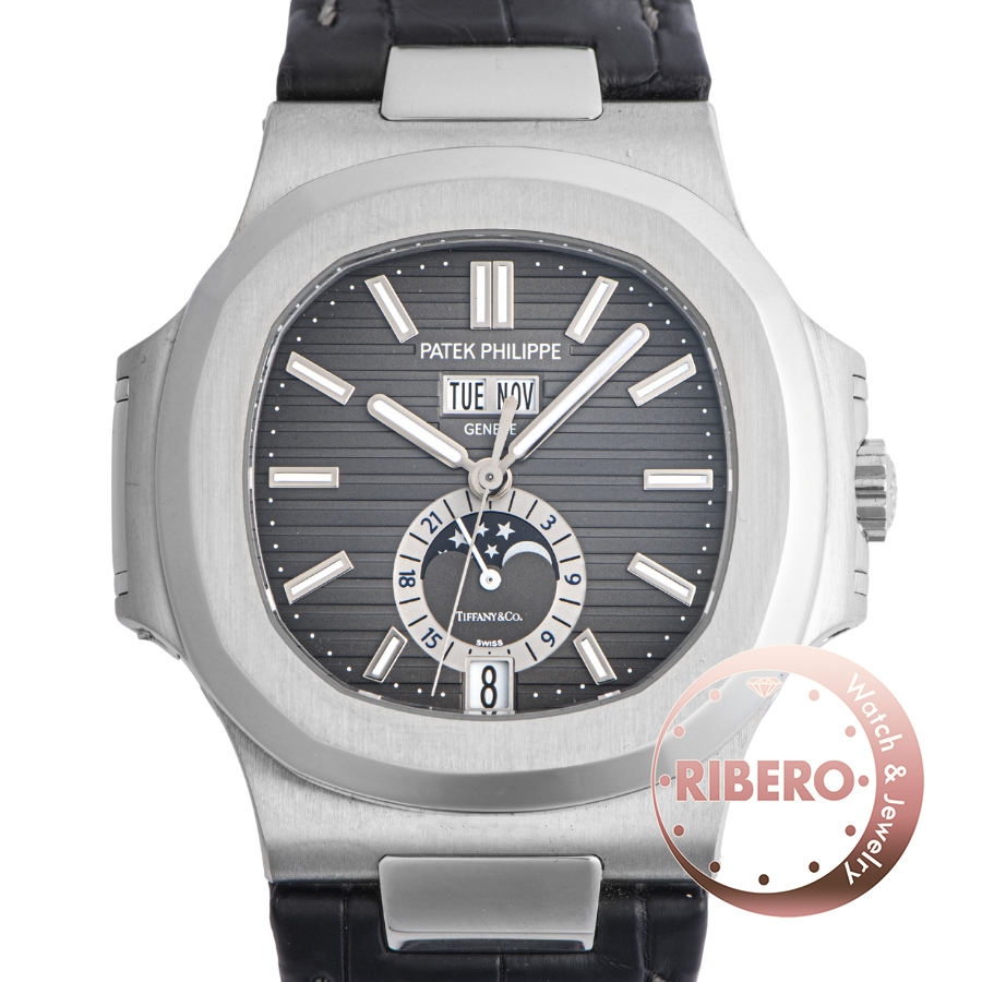 パテックフィリップ ノーチラス アニュアルカレンダー 5726A-001 Tiffany & Co Wネーム