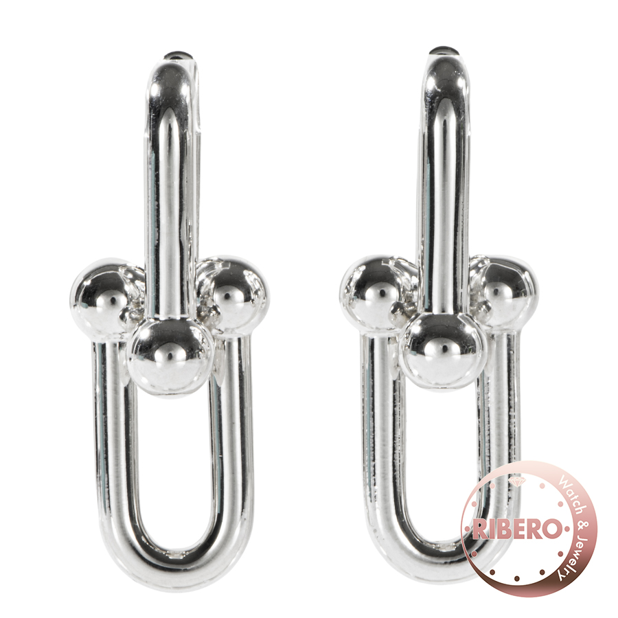 ティファニー ハードウェア ラージ リンク ピアス