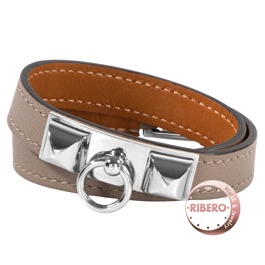 エルメス リヴァルブレスレット ドゥブルトゥール ブレスレット コリエドシアン