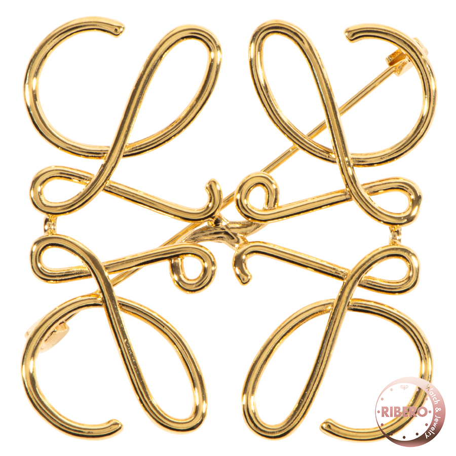 ロエベ アナグラム 111.27.020 ブローチ