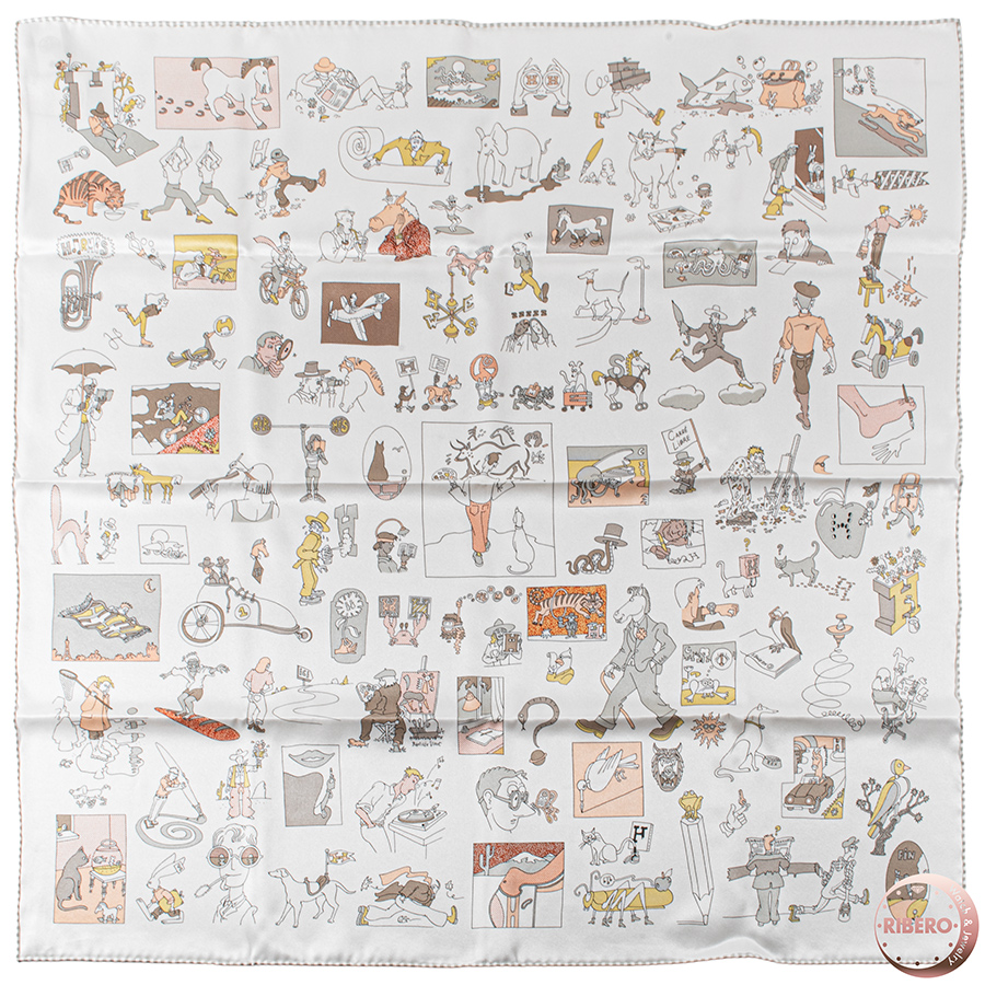 エルメス カレ70 Carre Libre カレ リブレ 984212S 12 スカーフ