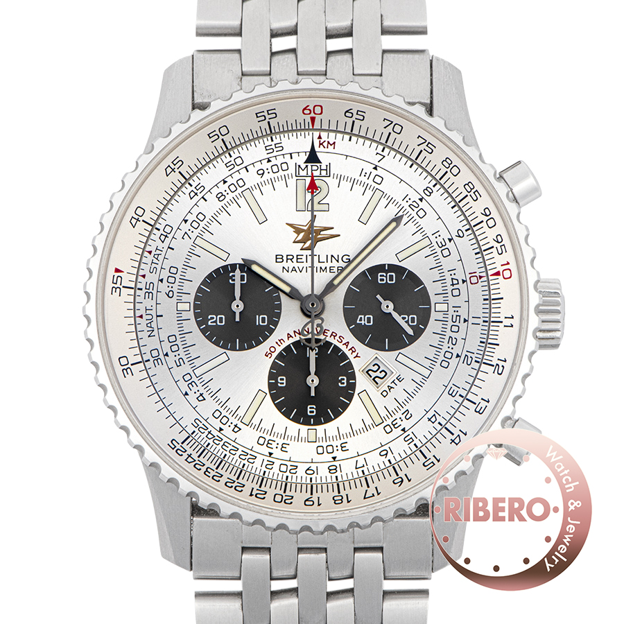 ブライトリング ナビタイマー 50周年記念 A41322