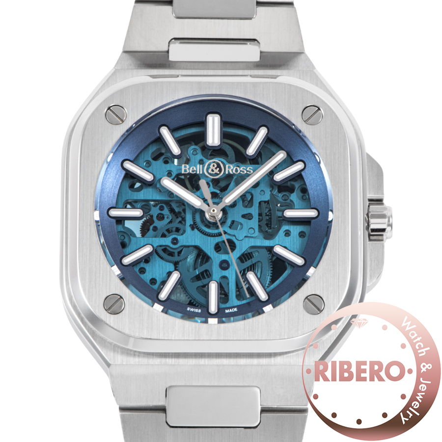 ベル＆ロス BR05 スケルトン ブルー リミテッド BR05A-BLU-SKST/SST 世界限定500本