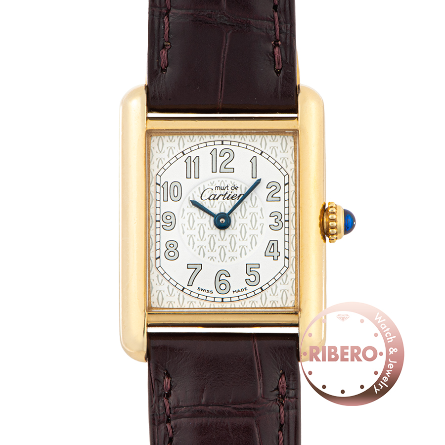 カルティエ マストタンクMM W1013854 ホワイトアラビア