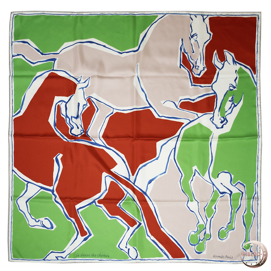 エルメス カレ90　La Danse des Chevaux  Double Face 馬のダンス ダブルフェイス 903576S 06 スカーフ 2021SS