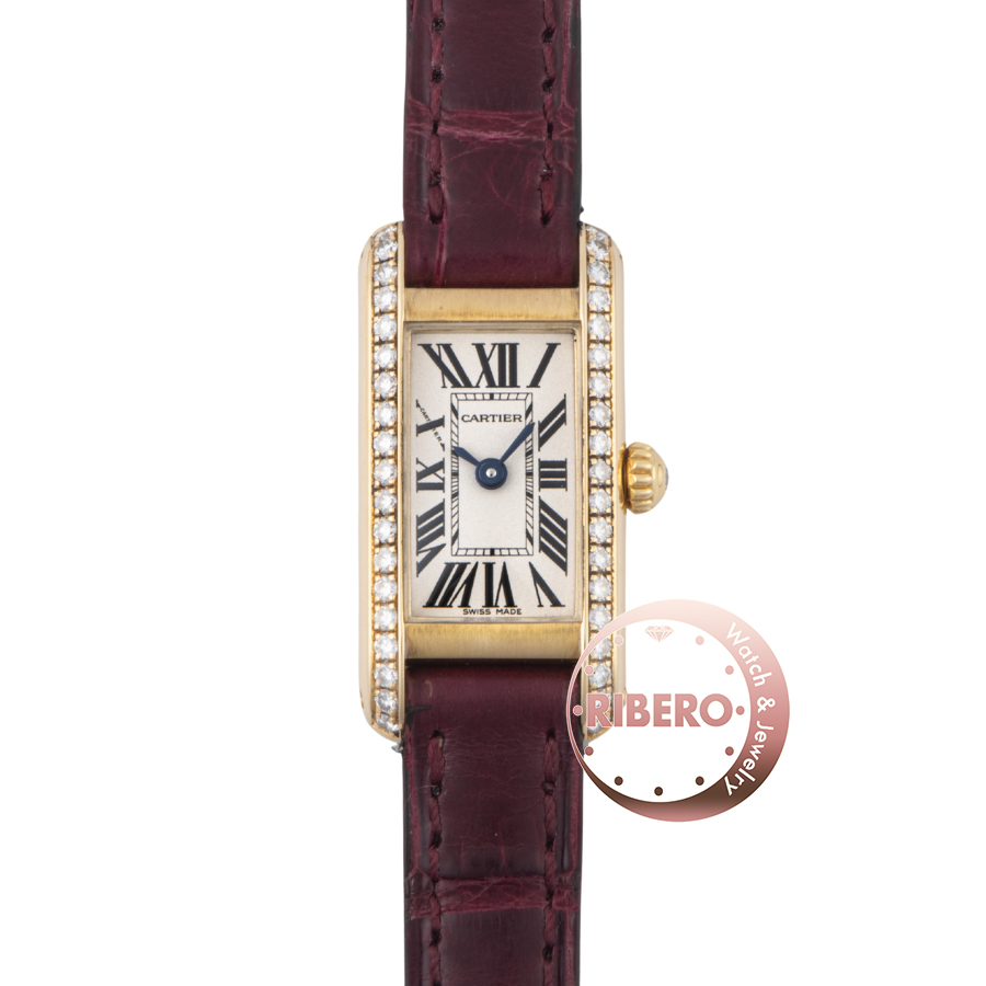 カルティエ タンクアロンジェ WB300551 ベゼルダイヤ
