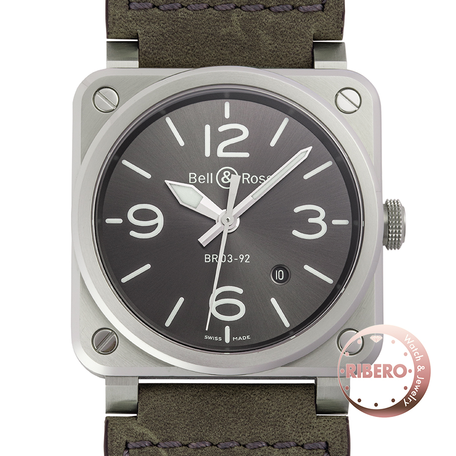 ベル＆ロス BR03-92 グレーラム BR0392-GC3-ST/SCA