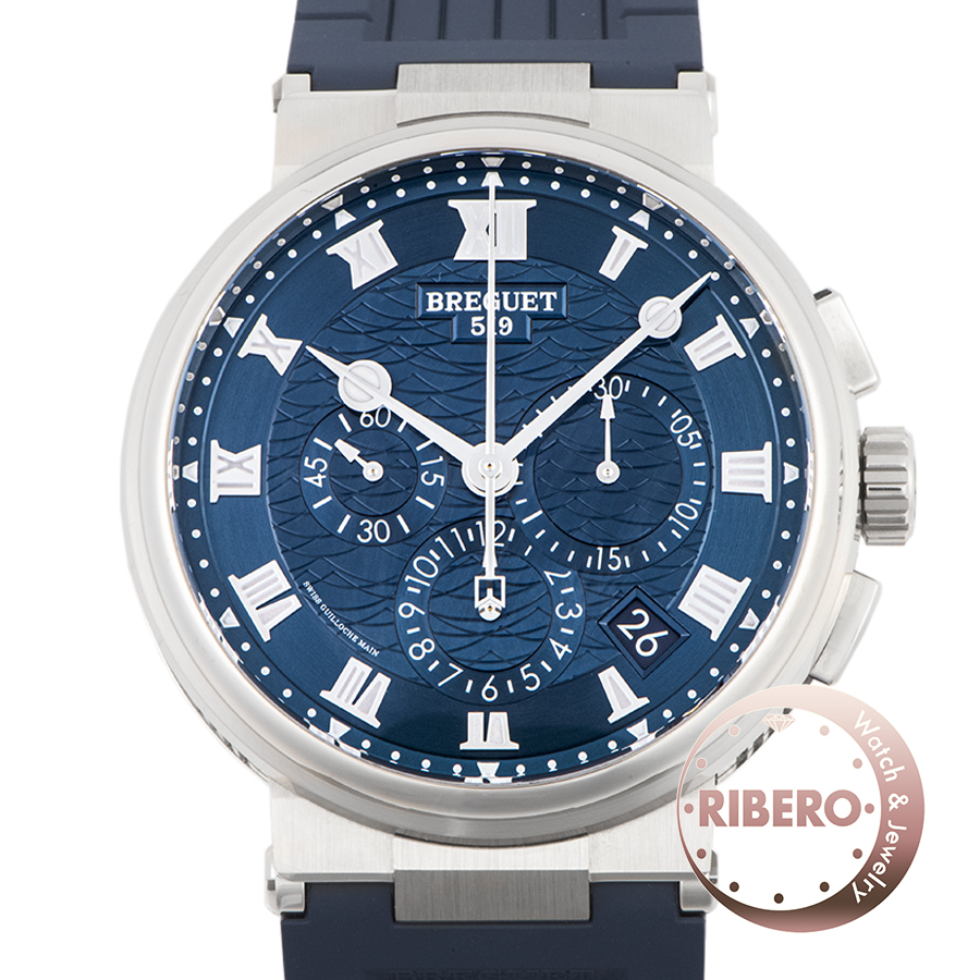 ブレゲ マリーンクロノグラフ 5527BB/Y2/5WV