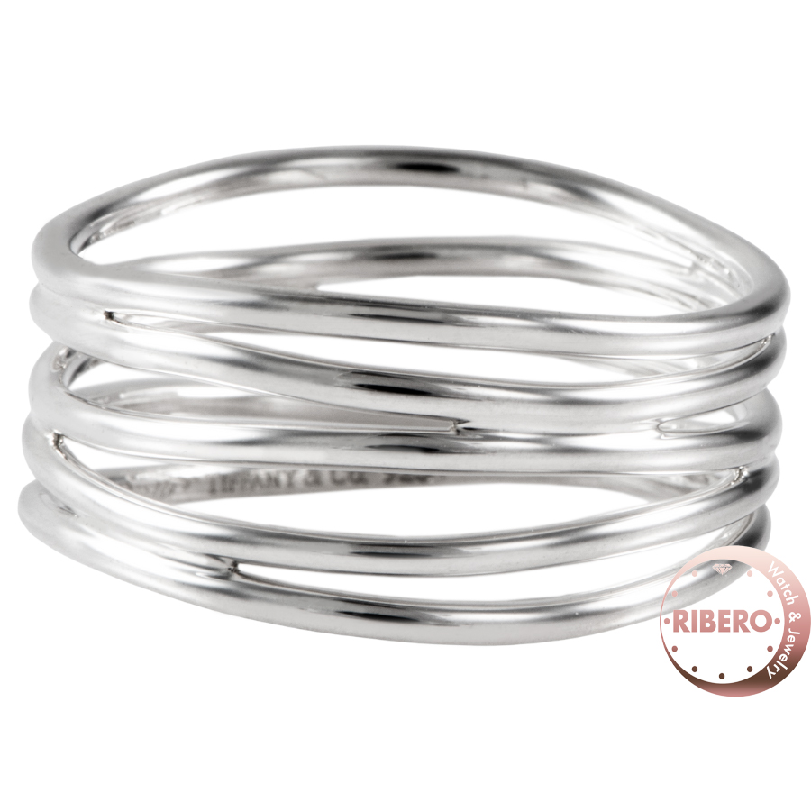 ティファニー エルサ ペレッティ ウェーブ 5ロウ リング・指輪